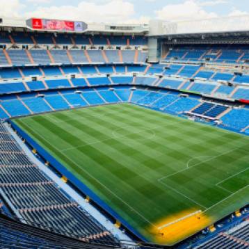Estadio Santiago Bernabéu de Madrid.